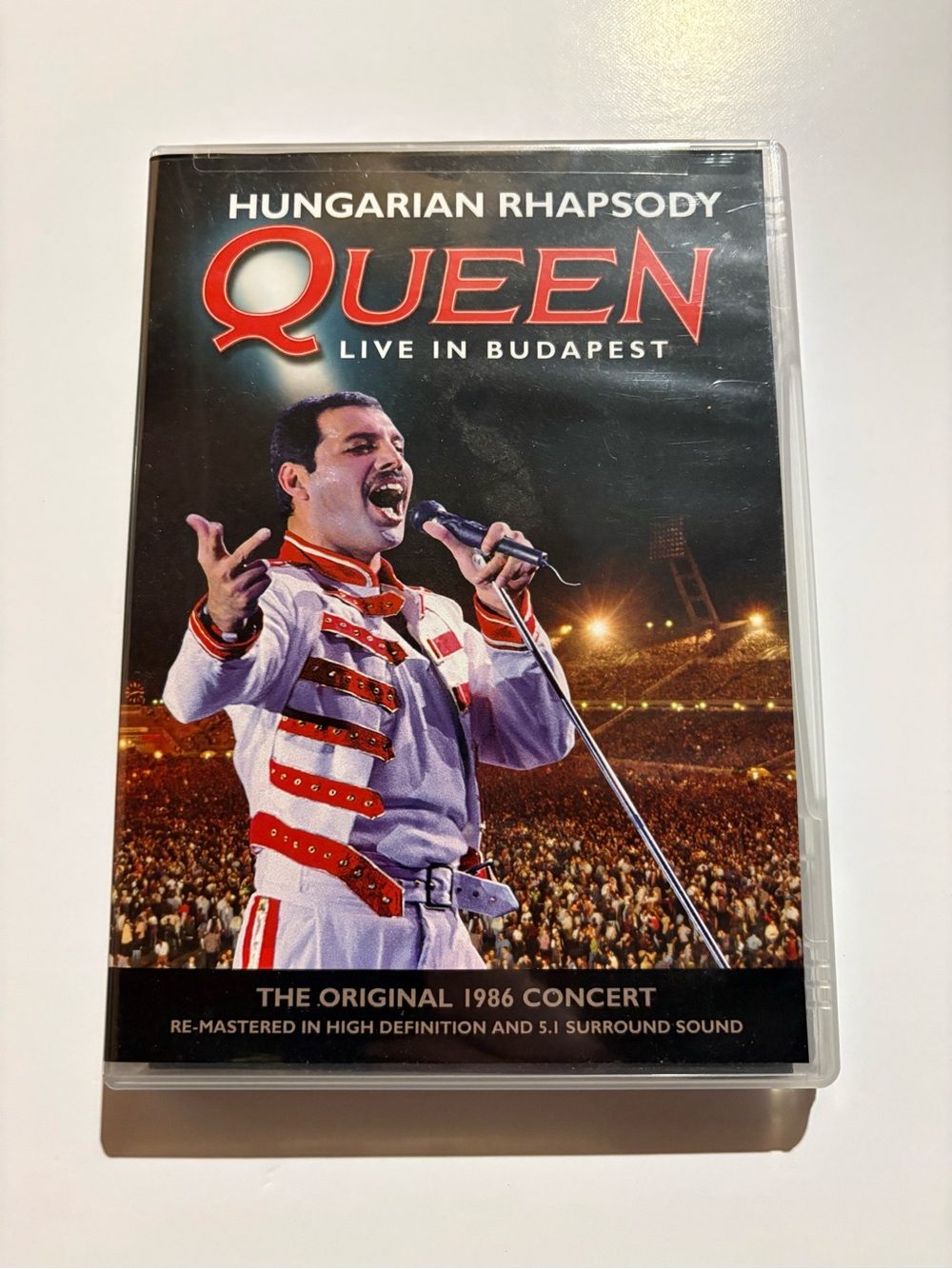Queen - Hungarian Rhapsody: Live in Budapest DVD with insert